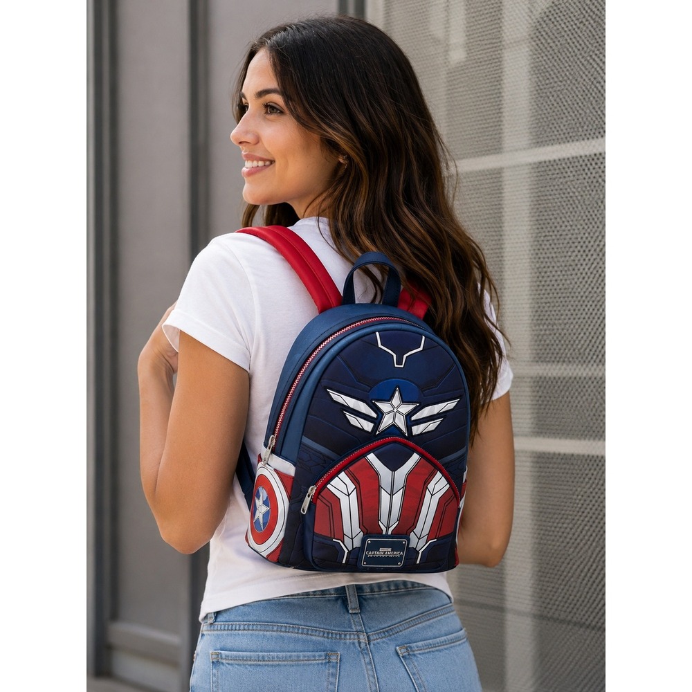 Disney Parks Marvel Captain America Brave New World Mini Backpack NWT $90